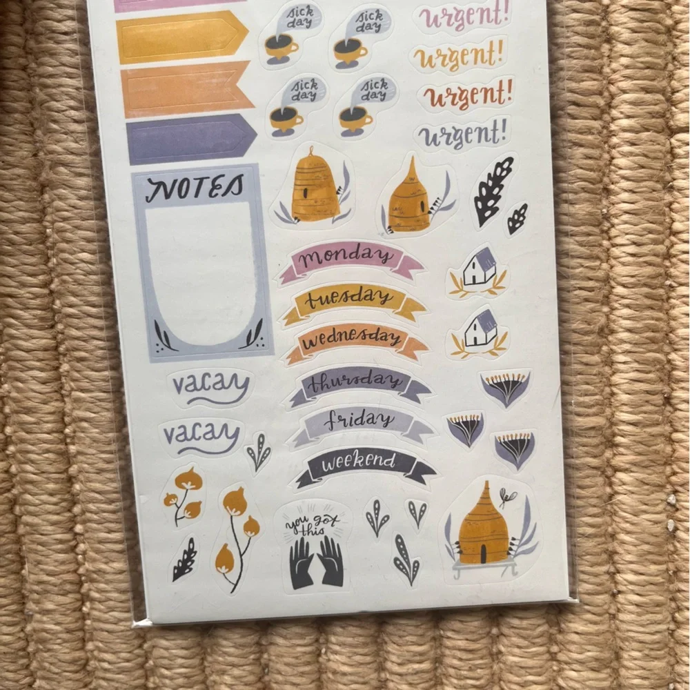 🎉🎉Spring Planner Journal Stickers for Planning — 5 Sticker Sheets